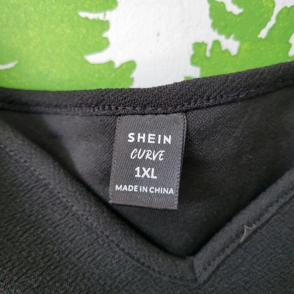 Shein Mesh Sleeve Bodycon Dress. - Picture 4 of 8